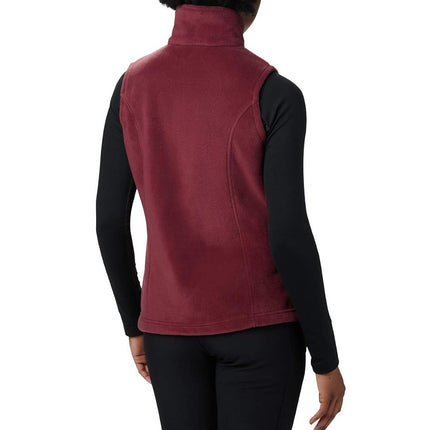 Columbia Womens Benton Springs Full Zip Fleece Jacket, Rich Wine, Large