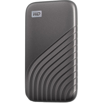 WD 4TB My Passport Portable SSD, External NVMe Solid State Drive, USB-C, up to 1050 MB/s, Works with PC, Xbox and Playstation, 2-meters drop resistance, Space Grey