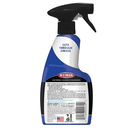 Weiman Gas Range Cleaner & Degreaser - 12 oz