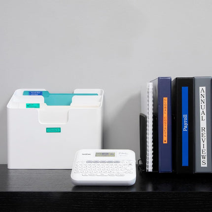 Brother P-Touch PT-D410 Home/Office Advanced Label Maker | Connect via USB to Create and Print on TZe Label Tapes up to ~3/4 inch (Renewed Premium)