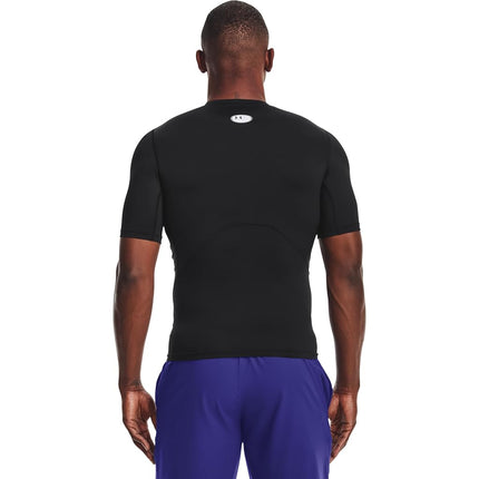 Under Armour Mens UA HG Armour Comp SS, short-sleeved sports t-shirt for men, comfortable and lightweight gym clothes for workouts
