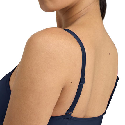 ARENA Women's Bodylift Jenny B-Cup Swimsuit One Piece, Navy, 36