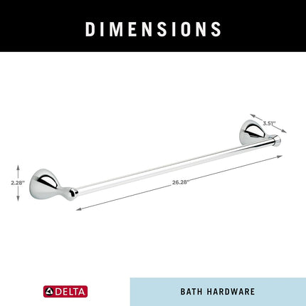 Delta Faucet FNDS24-PC Foundations Toallero, Cromo Pulido