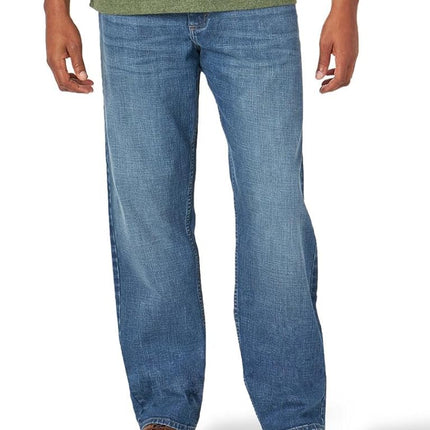 Wrangler Men's Free-to-Stretch Relaxed Fit Jean, Milwaukee, 34W x 30L