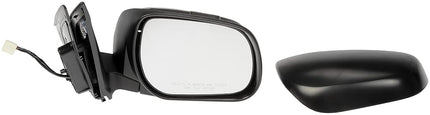 Dorman 955-1564 Espejo retrovisor lateral del pasajero con ajuste eléctrico - Calefactable/Plegable para modelos selectos de Toyota, Negro