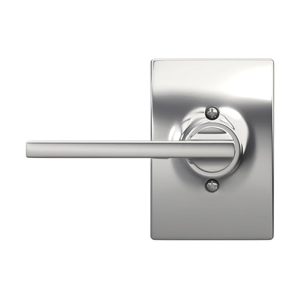 Schlage F170LAT625CEN Century Collection Latitude Decorative Trim Lever, Bright Chrome
