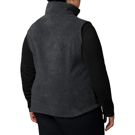Columbia Women's Benton Springs Petite Full Zip Fleece Jacket, Cirrus Grey Heather, X-Large