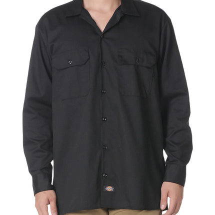 Dickies Men's Long Sleeve Flex Twill Work Shirt Bi