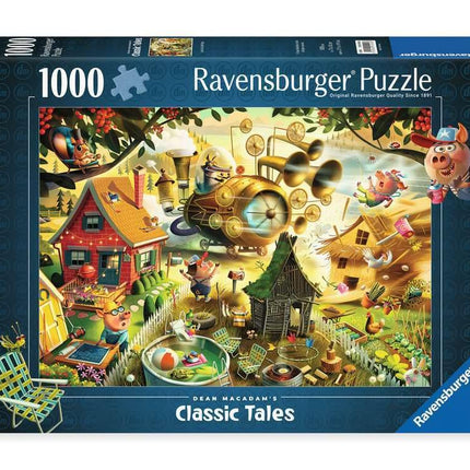 Ravensburger - Look Out Little Pigs! Puzzle 1000 P