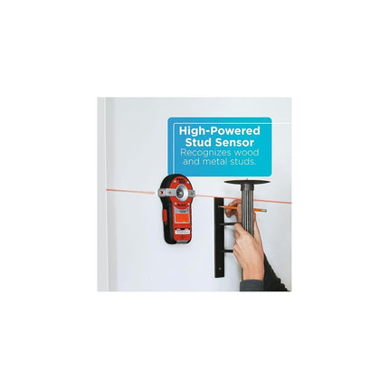 Black & Decker BDL190S BullsEye Auto-Leveling Interior Line Laser with Stud Sensor