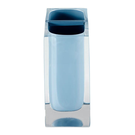 IZOD - Toothbrush Holder, Resin Countertop Accessories, Dorm Room Essentials, Modern Home Decor (Marina Collection, Blue)
