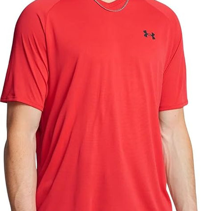 Under Armour - Mens UA Tech 20 Vneck T-Shirt, Color Racer Red (713), Size: X-Small
