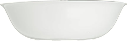 Carlisle FoodService Products Epicure Plastic Salad Bowl, Soup Bowl for Restaurants, Hospitals, 32 Ounces, White, (Pack of 24)