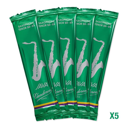 Vandoren "Java" Tenor saxophone reeds, box of 5 - Strength 4