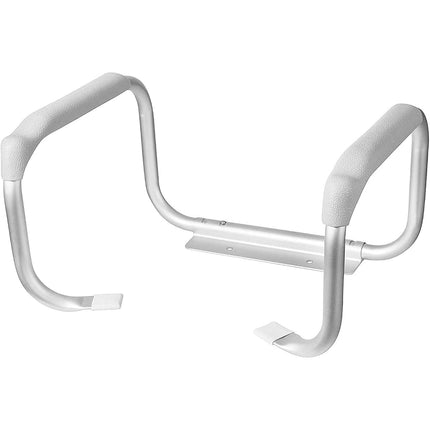 DMI Toilet Safety Rails, Toilet Grab Bars, Toilet Safety Handrails, Easy Assembly with no Tools, White