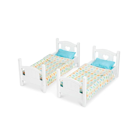 Melissa & Doug Mine to Love Wooden Play Bunk Bed (E-Commerce Packaging)