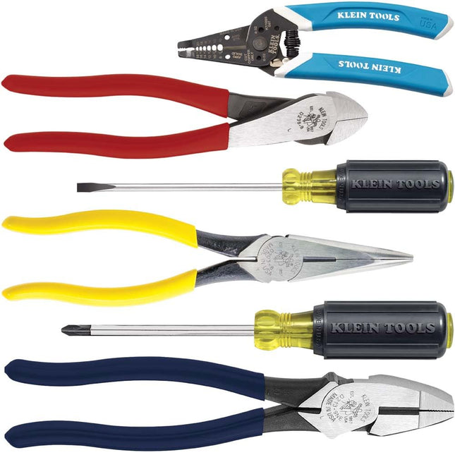 Klein Tools 80080 Hand Tool Kit Includes 2 Screwdr