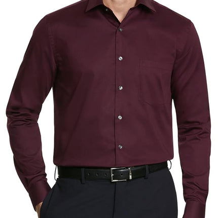 Van Heusen Men's Dress Shirt Flex Regular Fit Soli