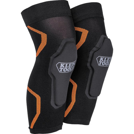 KLEIN TOOLS 60622 Knee Pad Compression Sleeve, Knee Support for Construction, Workers and Athletes, Black, S/M