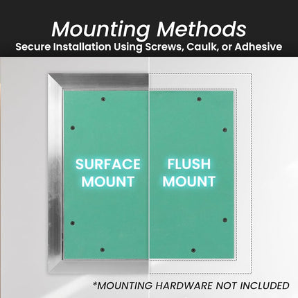Repa Market 12 x 12 Inch Access Panel for Drywall with Aluminum Frame/Wall Hole Cover/Access Door Panel with Click Function – Heavy-Duty Service Hatch for Plumbing, Electrical, HVAC Access Door