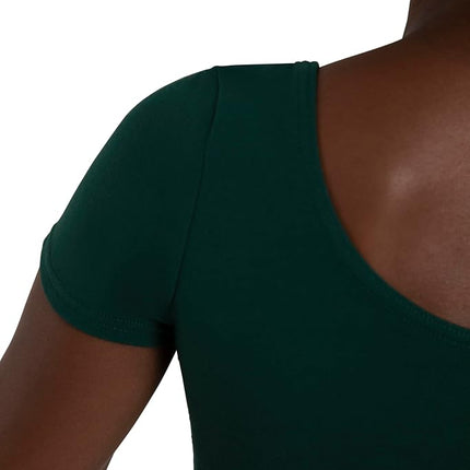 Capezio Women's Classic Short Sleeve Leotard,Hunter,Large