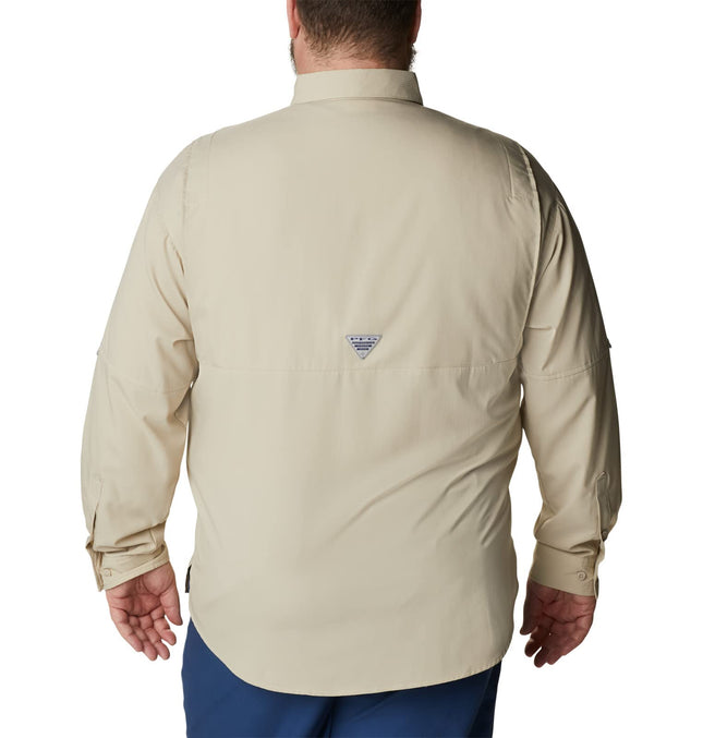 Camisa de manga larga para hombre Columbia Tamiami II, Fossil, 2X Tall