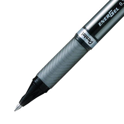 Pentel Energel BL27-A Roller Ball Pen (Medium) - Black (Pack of 12 pens)