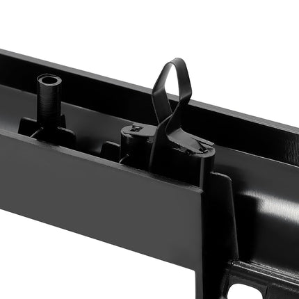 HECASA Marco de tablero compatible con Mazda Miata 1990-1993, repuesto para NA01-55-210B-00, panel de cubierta de salpicadero de control central, plástico negro