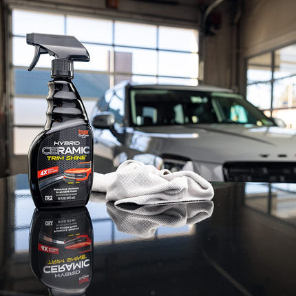 Stoner Car Care 92333-4PK Hybrid Ceramic Trim Shine Restores OEM Finish and Protects Plastic and Vinyl Trim for Automotive Interior and Exterior, Water-Based, 16 Fl Oz, Pack of 4