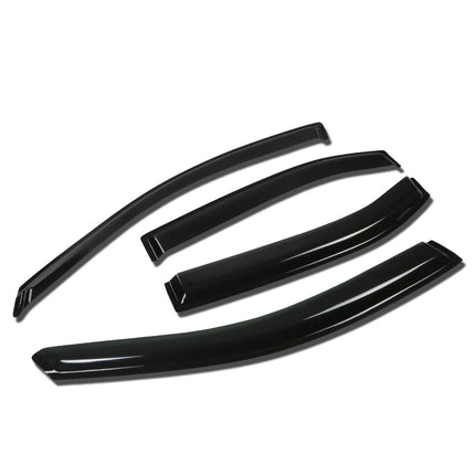 DNA MOTORING WVS-143 Dark Smoke Vent Window Visor 
