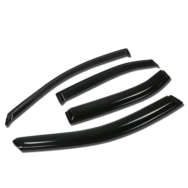 DNA MOTORING WVS-143 Dark Smoke Vent Window Visor 