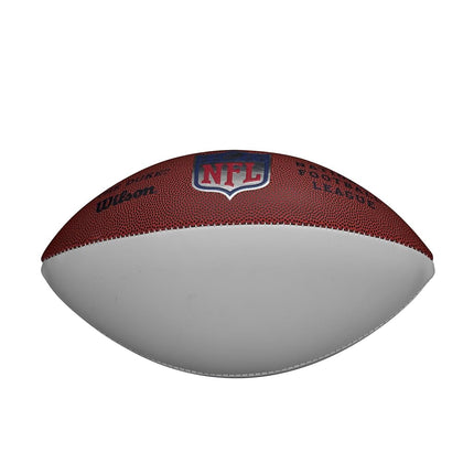 Wilson Ballon de football américain officiel NFL pour autographes - Taille officielle, marron