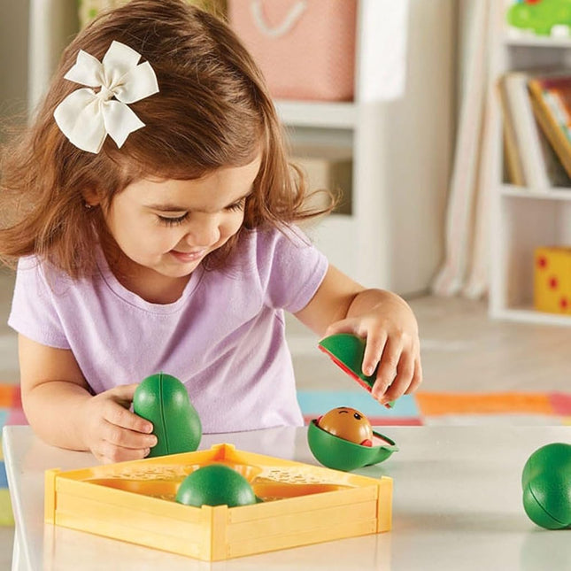 Learning Resources Learning Avocados, Fine Motor Skills, Early Matching Skills, Social Emotional Learning, Ages 18 mos+, Multi