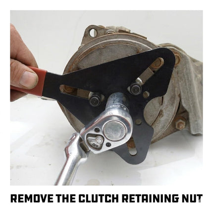 Powerbuilt Air Conditioning Clutch Remove and Install Tool kit, AC Compressor Clutches Remover and Installer, Holding Tools, Storage Case - 948995,Silver