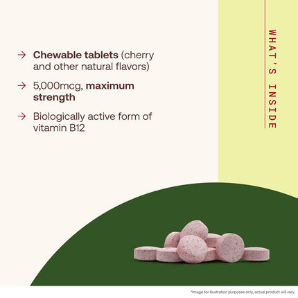 Jarrow Formulas Methylcobalamin (Methyl B12), Supports Brain Cells, 5000 mcg, 60 Lozenges