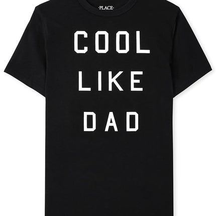 The Children's Place Unisex Baby Short Sleeve Graphic T Shirt, Cool Dad-Adult, XX-Large