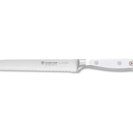 WÜSTHOF Classic White 5" Serrated Utility Knife