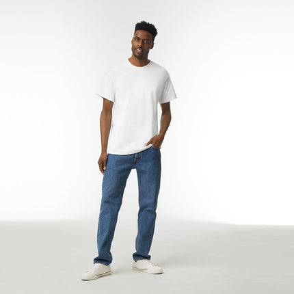 Gildan Men's Ultra Cotton T-Shirt, Style G2000, Multipack, White (3-Pack), 3XL (Pack of 3)