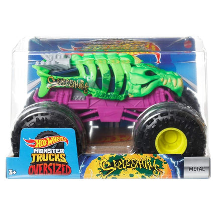 Hot Wheels Monster Trucks 1:24 Scale Skelesaurus T