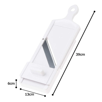Shimomura Kougyou SFS-102 Slicer with Holder, Adjustable Thickness, 0.03-0.12 inches (0.8-3.0 mm), Cabbage, Julienne, Tomato Slice, Made in Niigata, Made in Japan