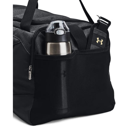 Ua Unisex Ua Undeniable 5.0 Duffle Md Black Medium Heather / Black / Metallic Gold Osfm