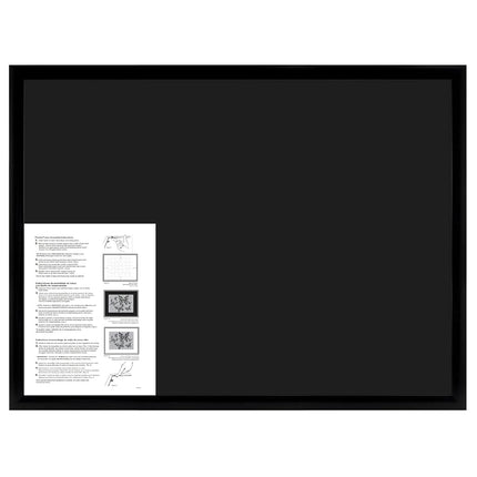 MCS Puzzle Frame 51x68.5 cm (20x27 in) Black for Finished Puzzles, Vertical & Horizontal Wall-Mounted Large Pictures Frame for Display & Preservation (1-Pack)