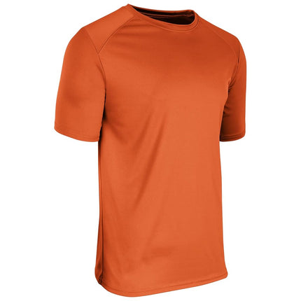 CHAMPRO Leader Polyester Crew Neck T-Shirt, Adult X-Large, Orange