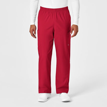 WonderWink Multi-Cargo Pant, Red, X-Small