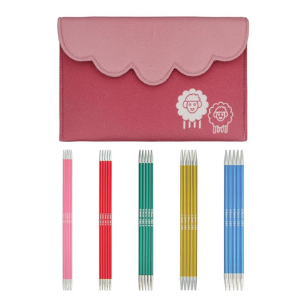 KnitPro Zing Starter Double Pointed Needle Set 6" 