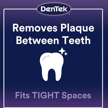 Dentek Slim Brush 32 Count Deep Clean Tight Teeth (6 Pack)