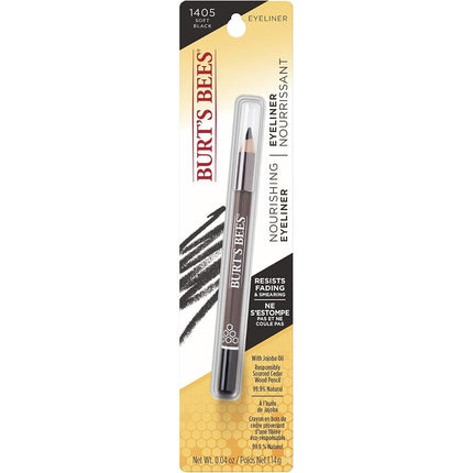Burt's Bees Nourishing Eyeliner Pencil, 1.14 g, Soft Black
