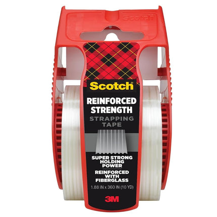 3M Scotch Strapping Tape 50, 1.88 in x 360 in (48 mm x 9.14 m)