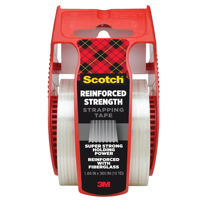 3M Scotch Strapping Tape 50, 1.88 in x 360 in (48 mm x 9.14 m)
