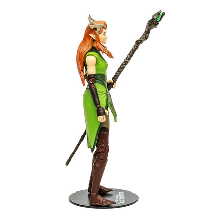 McFarlane Toys, 7-Inch Critical Role Vox Machina Keyleth Action Figure with 22 Moving Parts, Collectible Critical Role Figure with Collectors Stand Base – Ages 14+